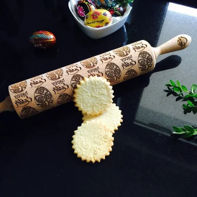 Big Easter Egg Rolling Pin